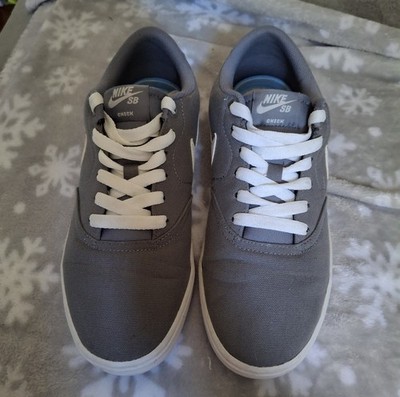 Size 8.5 - Nike Check Solarsoft Canvas SB Cool Grey Womens 