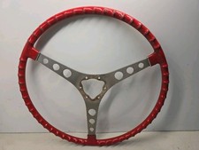 1955-62 Corvette Steering Wheel Red 17 Diameter Gm