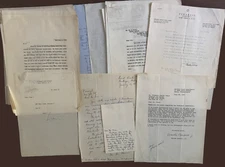 Ludwig Bemelmans - Madeline author, 1952 New York - Lot Letters re his Paintings