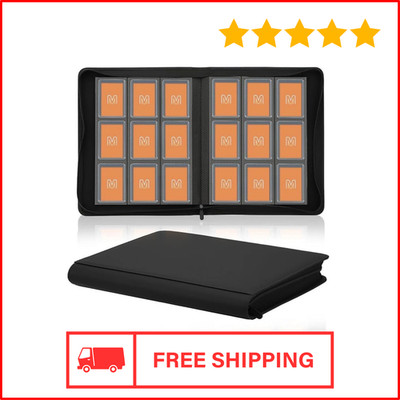 Toploader Binder Holds 288 Toploaders 9 Pocket Top Loader Binders for 3 x 4''
