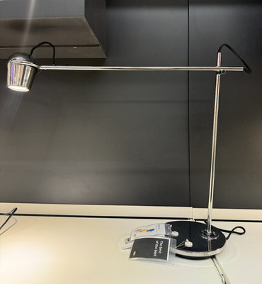 IKEA MODERMOLN Work Lamp Chrome Plated w/ LED GU10 Bulb USB-C 305.464.76-NEW