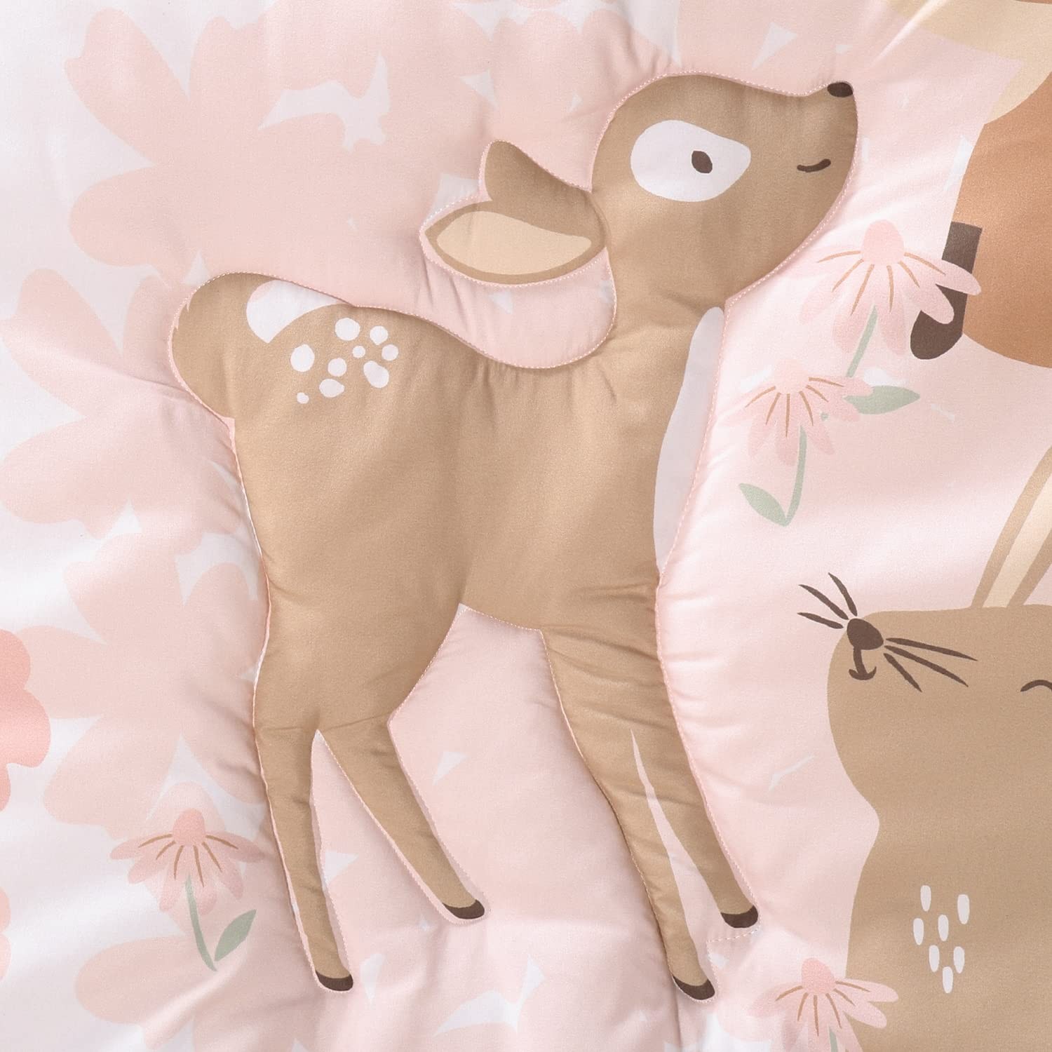 The Peanutshell 3 Piece Baby Crib Bedding Set for Girls - Newborn, Infant & T...