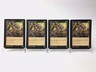(4) MTG Serpent Warrior Stronghold Vintage 1998 Magic: The Gathering MP
