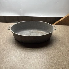 Vintage Club Hammercraft Oval Roaster Aluminium Dutch Oven Pan Pot Handle