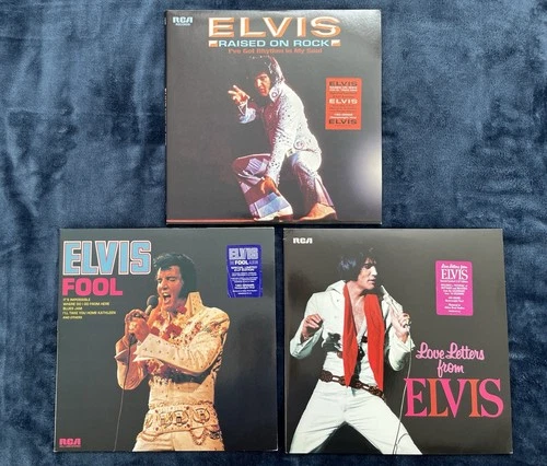 Elvis Presley Bundle Lot of 3 FTD  Vinyl Records. Fool, Raised on Rock etc..