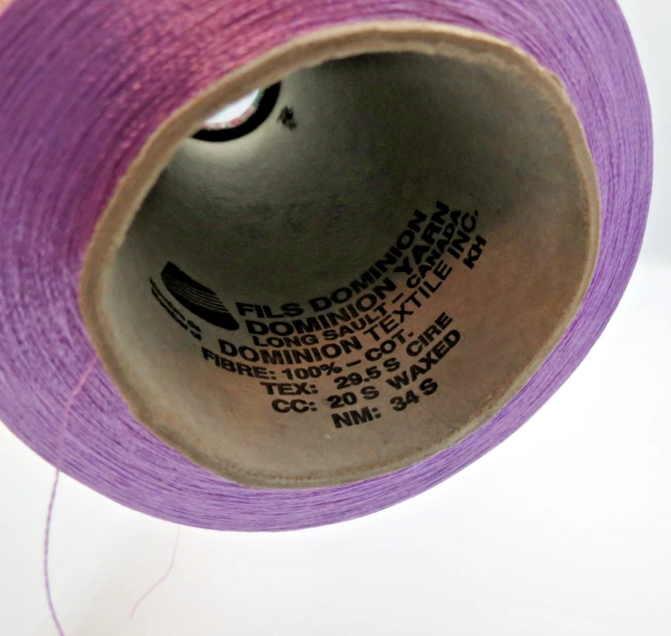 Fils Dominion Lavender Waxed Embroidery Yarn 100% Cotton 29.5 Tex 469grs - Image 2 of 4