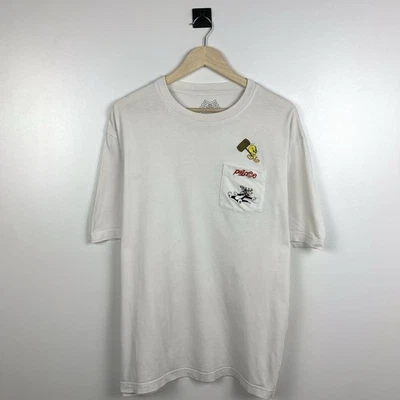 Palace Warner Bros. Tweety Looney Tunes Film Cartoon T-Shirt weiß sehr getrag... - Bild 1 von 4