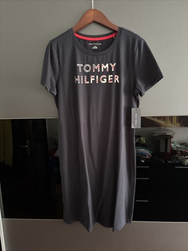 Tommy Hilfiger Damen Strandkleid Navyblau M