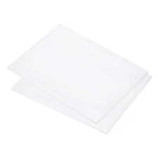 2 PCS 6x8x5/32-inch White UHMW Polyethylene Sheets Ultra High Molecular Weight