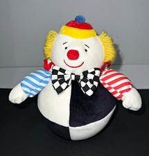 Eden Roly Poly Plush Clown Doll Chime Works Perfectly 1994