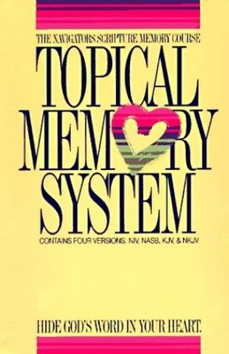 Topical Memory System Basic: Package Contains 4 Versions: NIV, NASB, KJV, - GOOD
