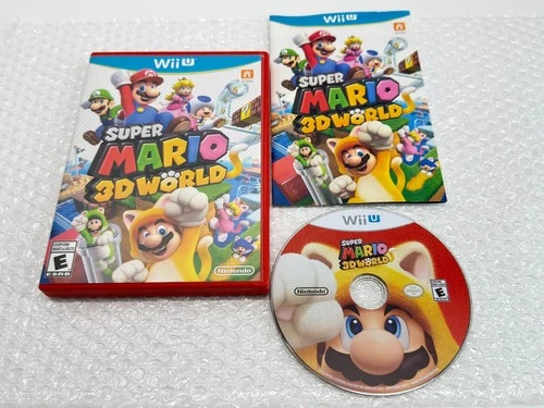 Super Mario 3D World (Nintendo Wii U) Complete & Tested *RED CASE*