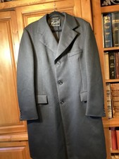 woodshire Crombie fabric long overcoat made in canada