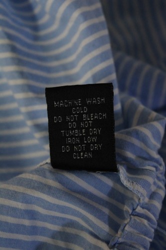 Jill Jill Stuart Womens Stripe Madison Cropped Blouse Blue Size 10 11124350 - Picture 5 of 6