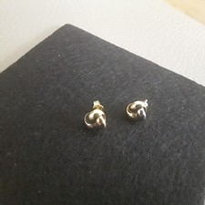 Gold Ohrstecker Kleine Muschel  Bicolor - 333
