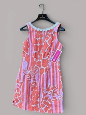 NWT Lilly Pulitzer Target Floral Shift Dress Size 2 Pineapple Zip