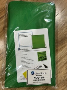 LimoStudio 9 x 13 ft Screen Chromakey Muslin Backdrop Background - Green