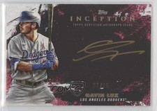 2021 Topps Inception Silver Signings Gold Ink 1/25 Gavin Lux #SS-GL Auto 10no