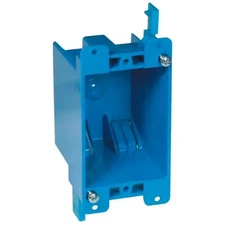 1-Gang 14 cu. in. Electrical PVC Old Work Electrical Switch and Outlet Box