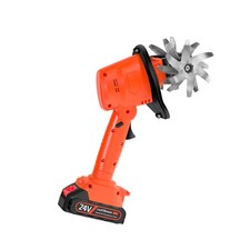 Handheld Electric Mini Tiller Hoe Rotary Tiller Mini Cultivator w/ Battery Kits