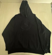 New York Yankees Mitchell & Ness Cooperstown Hoodie Black On Black Size 3X NWT