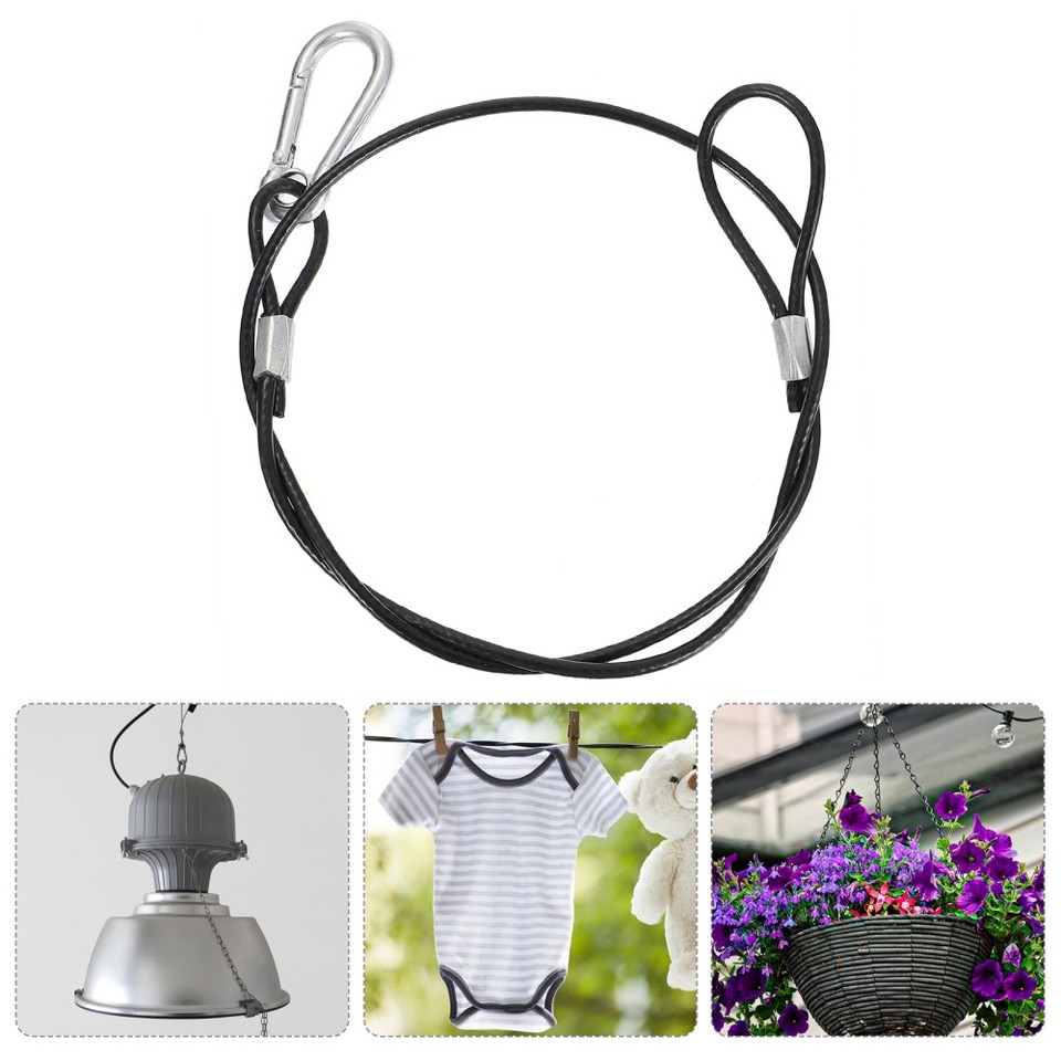 30 Pcs Heavy Duty Hanging Wire with Hook Stainless Steel Hanging Wire ...