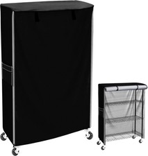 Waterproof Shelving Cover for Wire Racks - Heavy Duty 600D Oxford Dustproof O...