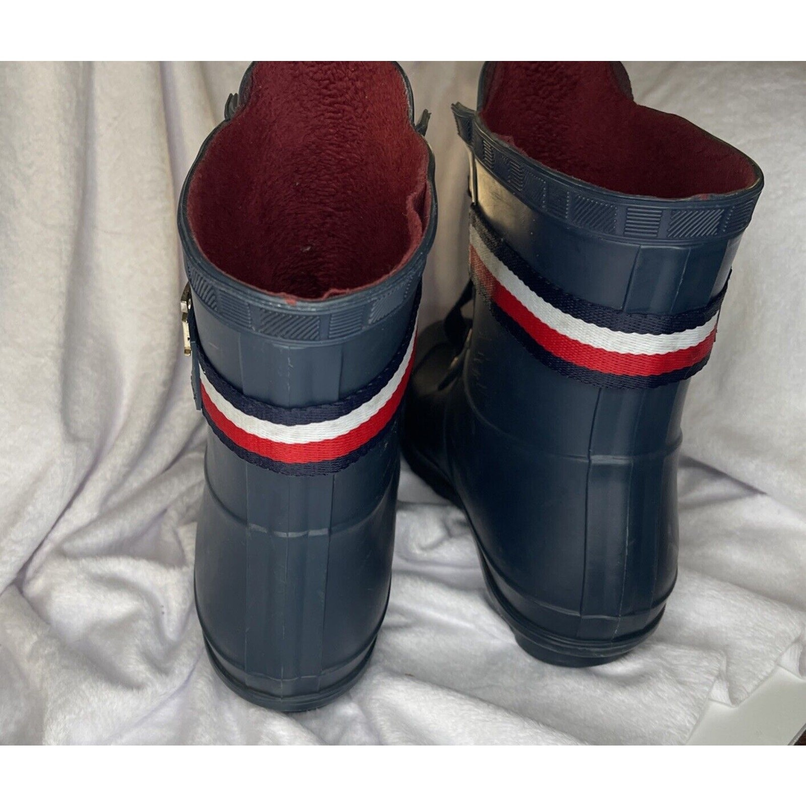 Tommy Hilfiger Boots Womens Sz 10 M Toniee Blue Lace Waterproof Snow Rain Ankle thumbnail 4