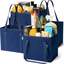 Reusable Grocery Bags or Shopping Bags Blue