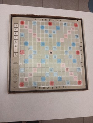original vintage -  Deluxe  SCRABBLE Board  - ships today