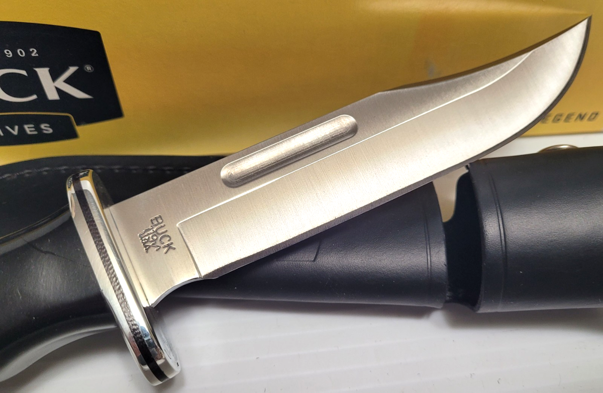 Buck Knives Special 119 Black Phenolic Handle Fixed Blade Knife