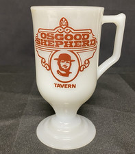 Osgood Shepard Tavern Milk Glass Pedestal Mug...