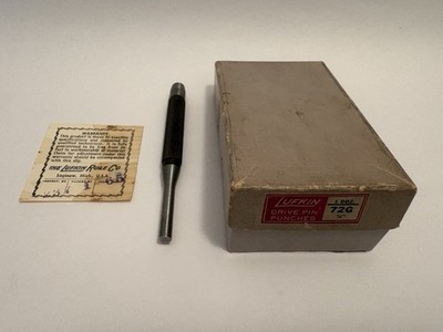 NOS - LUFKIN #72G - 1/4  DRIVE PIN PUNCH - W/BOX - U.S.A. - NEW