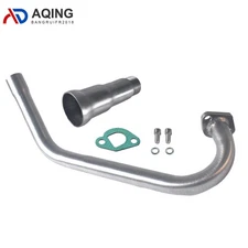 3Stage Exhaust Header Pipe For Coleman CT200U BT200X 212 196cc Go Kart Mini Bike