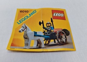 Lego 6010 Knights - Supply Wagon / Supply Car *Used* with *Instructions*