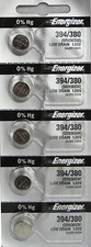 5 Energizer Button Cell Silver Oxide SR936SW Batteries