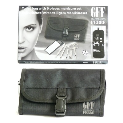 7 tlg Kulturtasche Manikürset Kulturbeutel Waschtasche ...