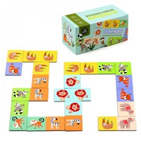 Domino-Set FüR Kinder – Zootiere Zoo