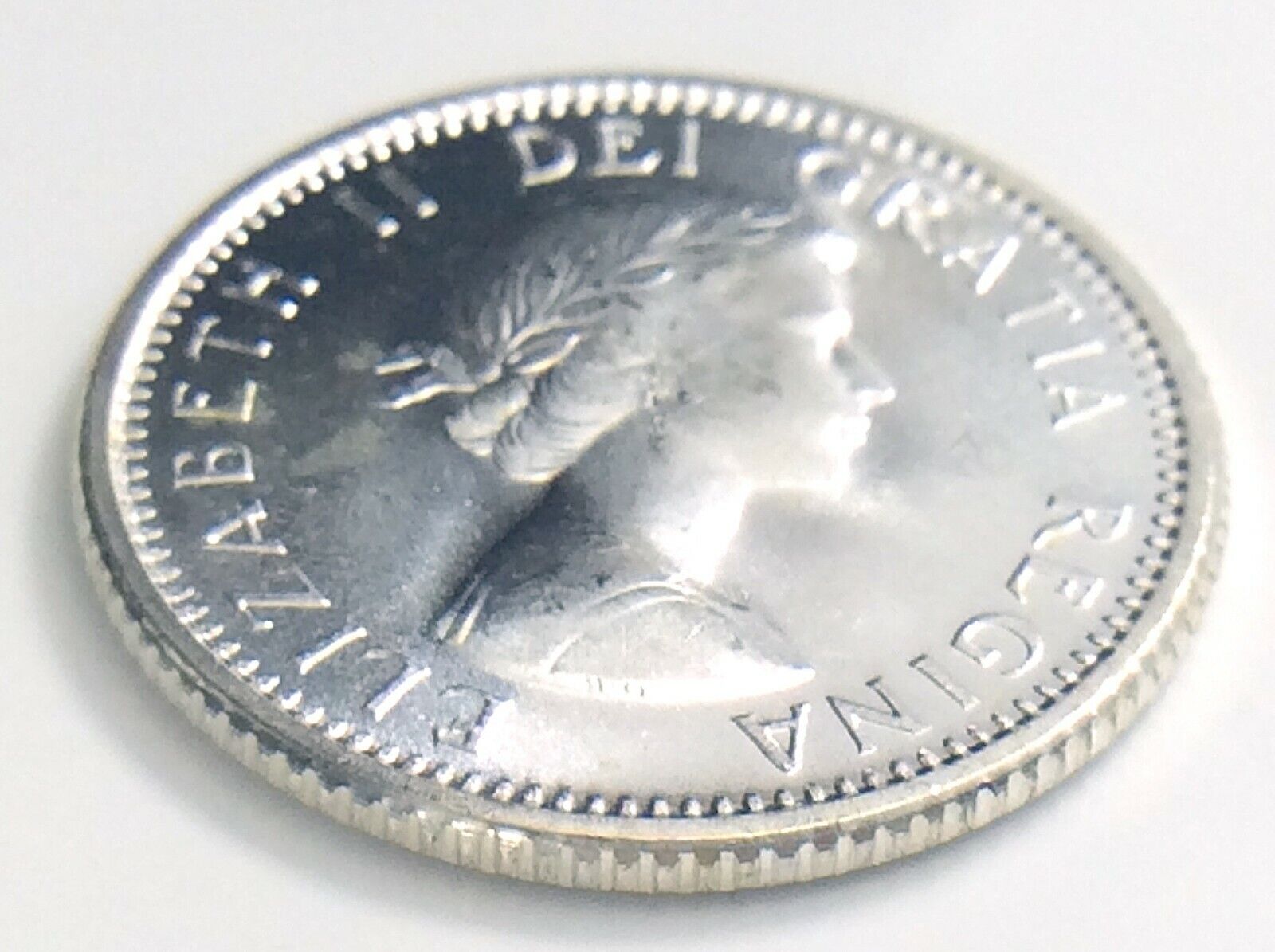 1964 Canada Ten 10 Cent Dime Canadian Brilliant Uncirculated Elizabeth Coin J781