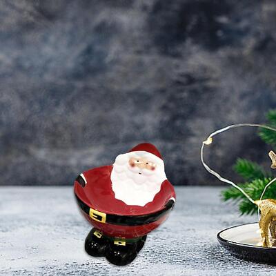 Christmas Santa Claus Bowl Xmas Family Gatherings Dining Room High