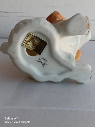 Vintage Homco Spaniel Dog Puppy Figurine Collectible # 1407 - Picture 6 of 6