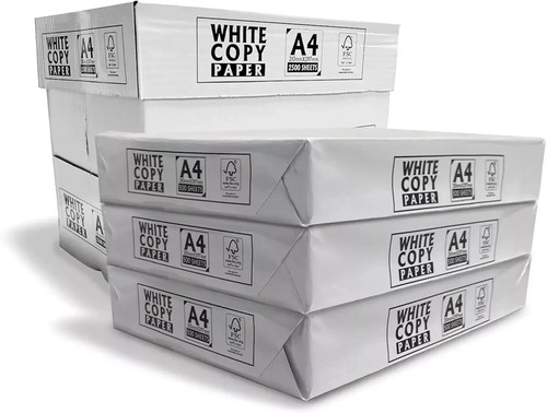A4 Paper 500 Sheets 80gsm White Copier Office Printing Paper Reams Photocopy