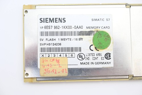 Siemens Simatic S7 Memory Card 6ES7952-1KK00-0AA0 ( 6ES7 952-1KK00-0AA0 ) - Bild 2 von 2