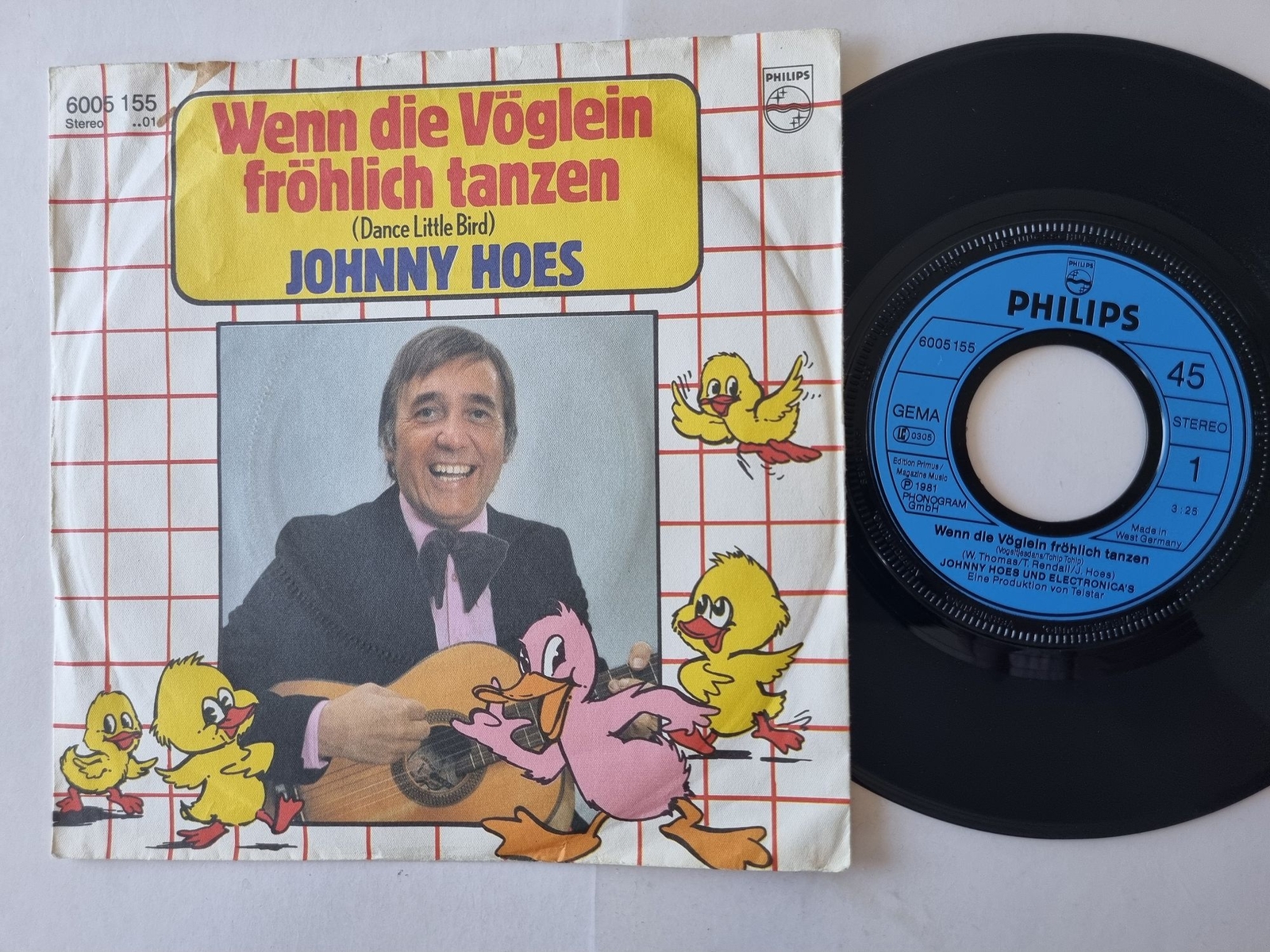 Johnny Hoes - Wenn die Vöglein fröhlich tanzen 7'' Vinyl Germany