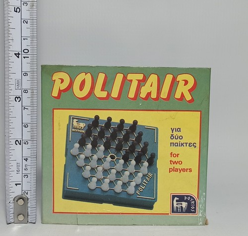 DOYRIOS IPPOS VTG 80'S GREEK BOARD GAME POLITAIR POCKET SIZE UNUSED - Picture 2 of 12