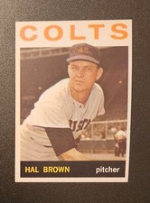 1964 TOPPS HAL BROWN HOUSTON COLT .45S #56