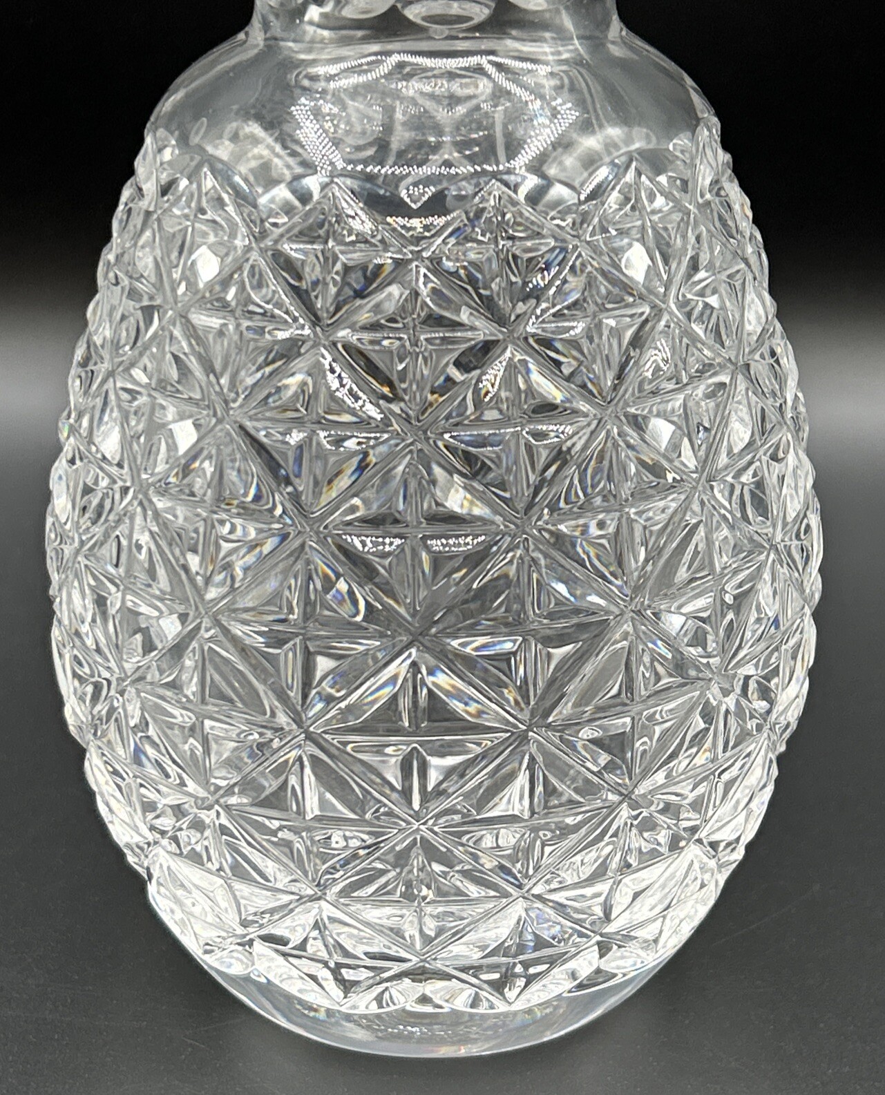 Waterford Crystal 8 Inch Pineapple Hospitality Vase Rare eBay