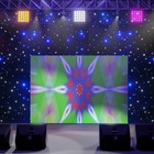 LED Star Stage Backdrop Star Curtain DMX512 Background Starry Sky W/ Controller
