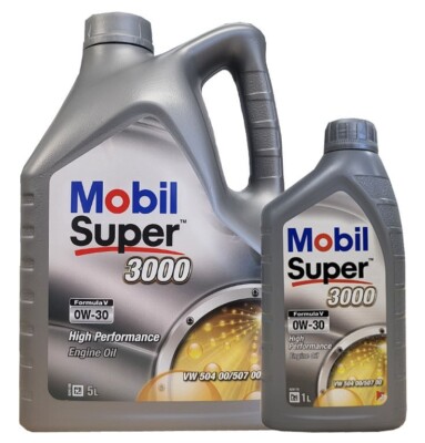 MOBIL SUPER 3000 Formula V 0W-30 Motoröl VW 504 00 / 507 00  6 Liter