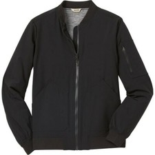 New Duluth Trading Co Women's Job Jitsu Workwear Bomber Jacket Nwt Xxl Black
